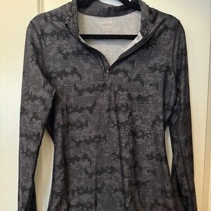 Black athletic runners jacket